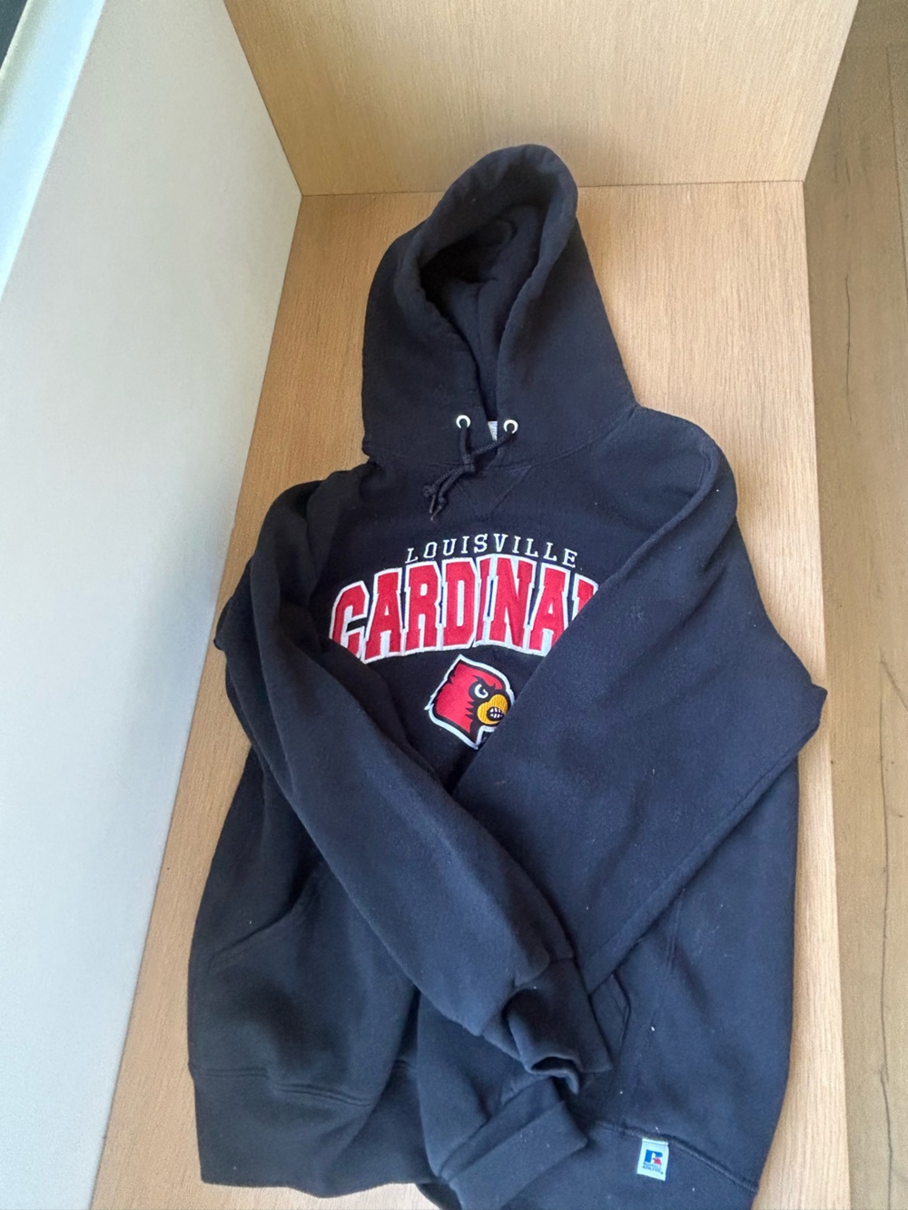 BOATHOUSE Louisville Cardinals Black Hoodie GREAT CONDITION SIZE XS